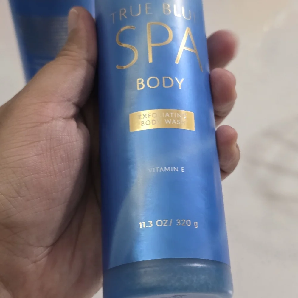 Bath & Body Works True Blue Spa Exfoliating Body Wash 11.3oz NEW RARE